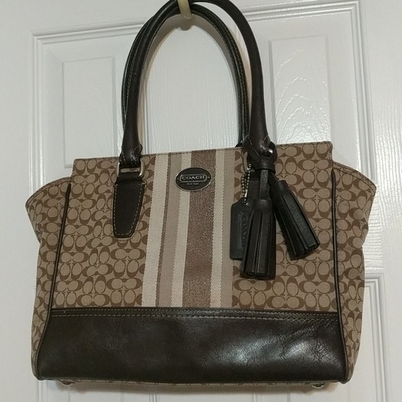 Coach Candace Signature Handbag - Picture 1 of 6